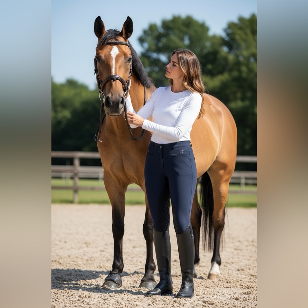 Pikeur® Ladies’ suede  Breech riding pants.